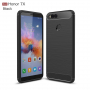 Tartós tok csiszolt textúrával Honor 7X - fekete