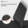 Tartós tok csiszolt textúrával Honor 7X - fekete