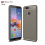 Tartós tok csiszolt textúrával Honor 7X - szürke