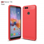 Tartós tok csiszolt textúrával Honor 7X - piros