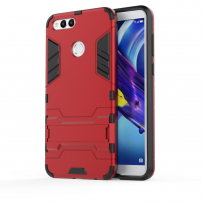 Szuper tartós tok állvánnyal Honor 7X - piros