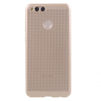Műanyag tok szellőzéssel Honor 7X - arany