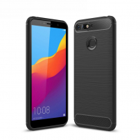 Tartós tok csiszolt textúrával Honor 7A - fekete