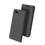 Dux Ducis Skin Pro bőr flip cover tok Honor 7S - szürke