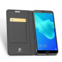 Dux Ducis Skin Pro bőr flip cover tok Honor 7S - szürke