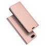 Dux Ducis Skin Pro bőr flip cover tok Honor 7S - rózsaszín-arany