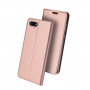 Dux Ducis Skin Pro bőr flip cover tok Honor 7S - rózsaszín-arany