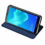 Dux Ducis Skin Pro bőr flip cover tok Honor 7S - sötétkék