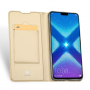 Dux Ducis Skin Pro bőr flip cover tok Honor 8X - arany