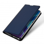 Dux Ducis Skin Pro bőr flip cover tok Honor 8X - sötétkék