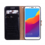 Enkay bőr flip cover tok Honor 7S - fekete