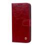 Enkay bőr flip cover tok Honor 7S - piros