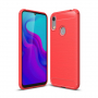 Tartós tok csiszolt textúrával Honor 8A - piros
