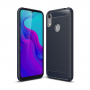 Tartós tok csiszolt textúrával Honor 8A - sötétkék