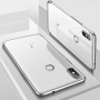 Cafele műanyag tok átlátszó kerettel Xiaomi Mi 8 - ezüst