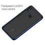 Baseus Shining átlátszó tok kerettel Xiaomi Mi 8 - kék