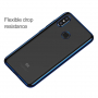 Baseus Shining átlátszó tok kerettel Xiaomi Mi 8 - kék