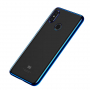 Baseus Shining átlátszó tok kerettel Xiaomi Mi 8 - kék