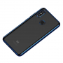 Baseus Shining átlátszó tok kerettel Xiaomi Mi 8 - kék