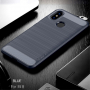 Ipaky műanyag tok csiszolt textúrával Xiaomi Mi 8 - sötétkék
