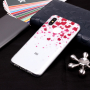 Műanyag tok - szív és virágok - Xiaomi Mi 8 - transzparens