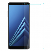 Edzett 2,5D üveg Samsung Galaxy A8 Plus (2018) - átlátszó