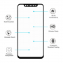 Enkay edzett 2,5D üveg Xiaomi Mi 8 - fekete