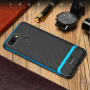 Ipaky tok karbonszálas textúrával Xiaomi Redmi 6 - kék-fekete