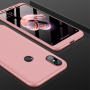 GKK hátsó és elülső védő tok Xiaomi Mi A2 - rózsaszín-arany