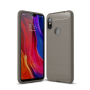Védő tok csiszolt textúrával Xiaomi Redmi Note 6 - szürke