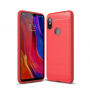 Védő tok csiszolt textúrával Xiaomi Redmi Note 6 - piros