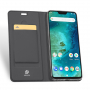 Dux Ducis védő bőr tok Xiaomi Redmi Note 6 - szürke
