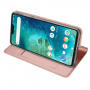 Dux Ducis védő bőr tok Xiaomi Redmi Note 6 - rózsaszín-arany