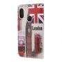 Flip cover tok - London - Xiaomi Redmi Note 6 - fehér