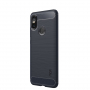 Mofi védő tok csiszolt textúrával Xiaomi Redmi Note 6 - kék