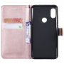 Flip cover műbőr védő tok Xiaomi Redmi Note 6 - rózsaszín