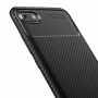 Védő tok karbon szál textúrával Xiaomi Redmi 6 - fekete
