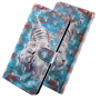 Flip cover tok - tigris - Xiaomi Redmi 6 - kék