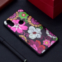 Puha műanyag védő tok - színes virágok - Xiaomi Redmi Note 6 - színes