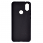 Puha műanyag védő tok - állomfogó - Xiaomi Redmi Note 6 - fekete