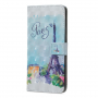 Flip cover tok - festett Eiffel torony - Xiaomi Redmi Note 6 - színes