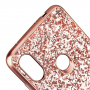 Csillámló tok Xiaomi Redmi Note 6 - rózsaszín-arany