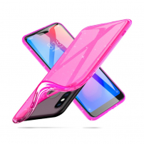 X-Level védő puha műanyag tok Xiaomi Redmi Note 6 - rózsaszín