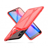 X-Level védő puha műanyag tok Xiaomi Redmi Note 6 - piros