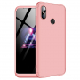 GKK hátsó tok extra szél védővel Xiaomi Redmi Note 6 - rózsaszín-arany