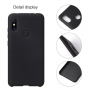 Puha gumírozott védő tok Xiaomi Redmi Note 6 - fekete