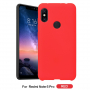 Puha gumírozott védő tok Xiaomi Redmi Note 6 - piros
