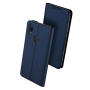 Dux Ducis bőr tok kártyatároló rekesszel Xiaomi Redmi Note 7 - kék