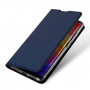 Dux Ducis bőr tok kártyatároló rekesszel Xiaomi Redmi Note 7 - kék