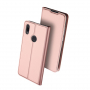 Dux Ducis bőr tok kártyatároló rekesszel Xiaomi Redmi Note 7 - rózsaszín-arany